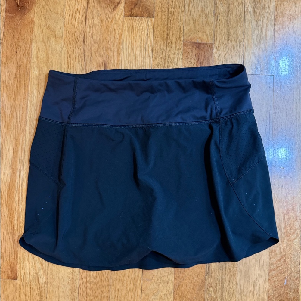Athleta Run with It Black Skort